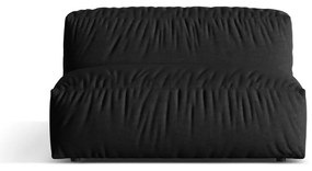 Čierny modul pohovky (stredový diel) Martina – Micadoni Home