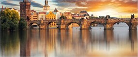 Obraz - Praha (120x50 cm)