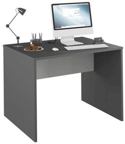 Tempo Kondela PC stôl, grafit/biela, RIOMA NEW TYP 12