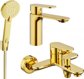 Mexen Milo R40 súprava do vane, zlatá - 71303R40-50