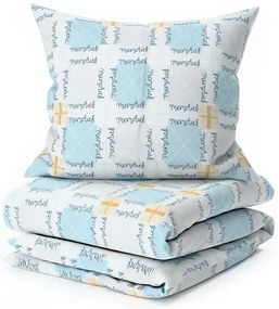 Obliečky z mikrovlákna GALDAR modré Rozmer obliečky: 70 x 80 cm | 140 x 200 cm