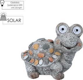 ZÁHRADNÁ FIGÚRKA – KORYTNÁČ SO SVIETIACIMI OČAMI 27 x 19 x 22,5 CM LED *7898