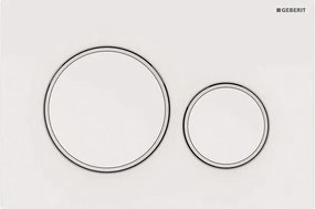 Geberit 115.882.11.1 - Splachovacie tlačidlo Sigma20 24,6x16,4 cm biela