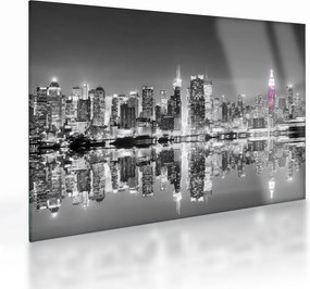 Obrázok - New York a fialový mrakodrap (70x50 cm)