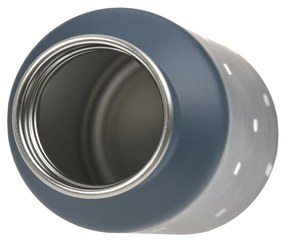 Antikorová fľaša na pitie - Happy Prints midnight blue