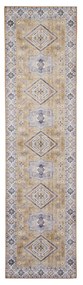 Sivý/béžový koberec behúň 225x60 cm Topaz - Think Rugs