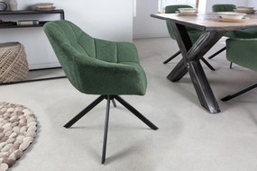 Otočná stolička Papillon tmavozelená