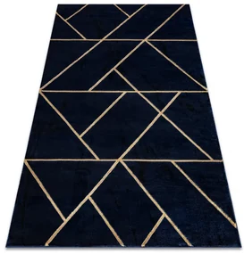 Koberec EMERALD exkluzívny 1012 glamour, styl geometrický granátový / zlatý