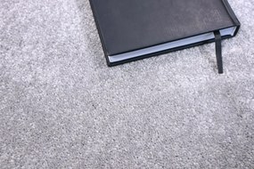 Vopi, Kusový koberec Laguna šedá kruh, 57x57 (priemer) kruh, šedá, obývacia izba