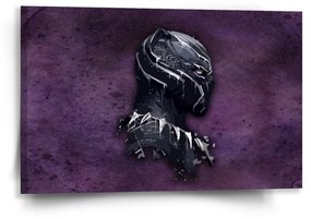 Sablio Obraz BLACK PANTHER z profilu Fialový hmlistý - 60x40 cm