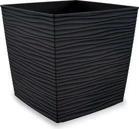 Kvetináč Aurora Cube 30x30x29 antracyt