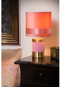 Lucide 10500/81/66 - Stolná lampa EXTRAVAGANZA FRIZZLE 1xE14/40W/230V ružová