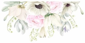 Gario Nálepka na stenu Kompozícia kvetov Rozmery: 100 x 50 cm