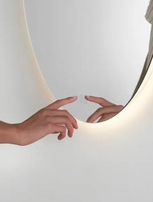 Dizajnové nástenné svietidlo Alda 70 IP44 3000K Touch Switch No Frosting