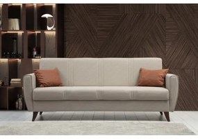 Trojmiestná rozkladacia pohovka KORFU béžová