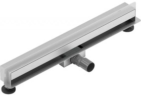 Mexen Flat nerezový sprchový žľab na stenu 50 cm vzor WALL, 1030050