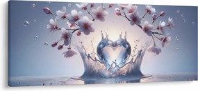 Obraz - Diamantové srdce (120x50 cm)