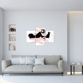 Obraz - Fashion lady (90x60 cm)