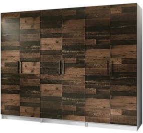 Skriňa X3 Gold 2d Biela/Old Style