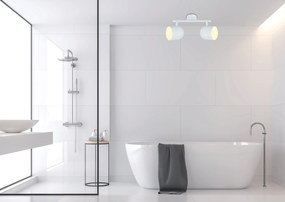 Candellux Biele stropné svietidlo Azuro pre žiarovku 2x E27 92-63250