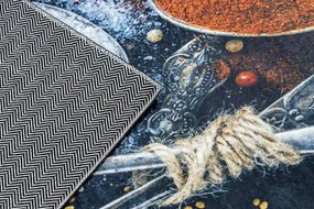 Protišmykový koberec / behúň ANDRE 9002 modrý / terakota