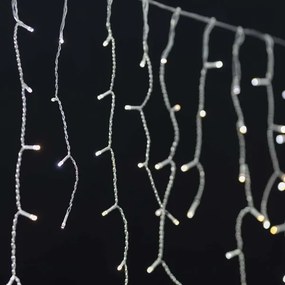 Nedis WIFILXC03W250 - LED Vianočný záves 240xLED/8 funkcií 8m IP65 Wi-Fi Tuya