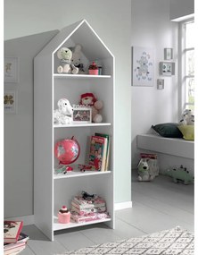 Bielo-svetlomodrá otvorená detská šatníková skriňa 173x171,5 cm CASAMI BRUGES – Vipack