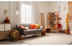 Searchlight 43581-1BK - Luster na lanku ELIXIR 1xE27/60W/230V biela