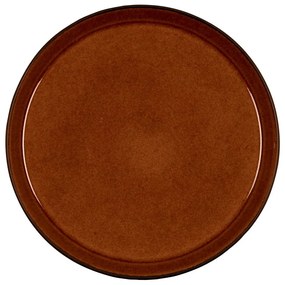 Okrovožltý kameninový plytký tanier Bitz Mensa, priemer 27 cm