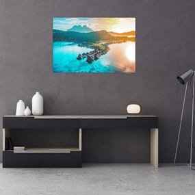 Obraz - Bora Bora (90x60 cm)