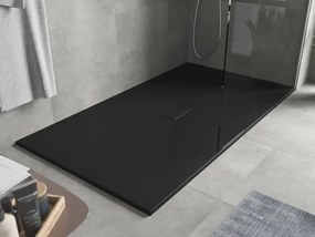 Mexen Hugo, SMC obdĺžniková sprchová vanička 170 x 100 cm, čierna matná, 42701017