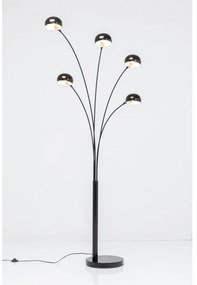 InternetovaZahrada - Kare Design Stojacia lampa Five Fingers - čierna matná