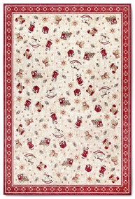 Červený koberec s vianočným motívom s prímesou bavlny 160x230 cm Toy's Delight Red Christmas – Villeroy&amp;Boch