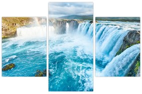 Obraz - Vodopád Godafoss (90x60 cm)