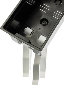 Plastový květináč Bloom Riflo 36,2x56,1 cm černý