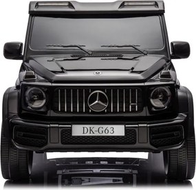LEAN CARS Elektrické autíčko Mercedes G63 XXL čierne lakované 4x4 24V