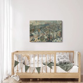 Obraz - Camille Pissarro, Boulevard des Italiens, Morning, Sunlight, reprodukcia (90x60 cm)