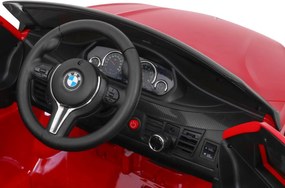 Ramiz Detské elektrické autíčko BMW X6M lakované - červené SUV + diaľkové ovládanie