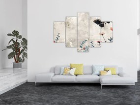 Obraz - Lúka v betóne (150x105 cm)