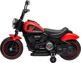 Motorka Chopper FASTER RAMIZ AHL008 - červená