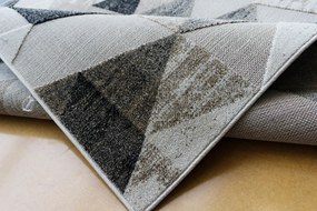 Koberec Lagos 1700 BEIGE – béžový so sivočiernym vzorom, obdĺžnik Rozmer: 80x150 cm