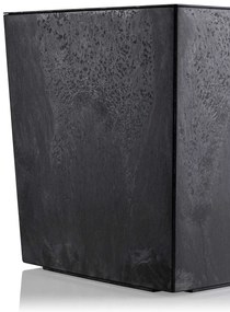 PLASTOVÝ KVETINÁČ BLOOM 36X56 CM IMITÁCIA BETÓNU ČIERNA
