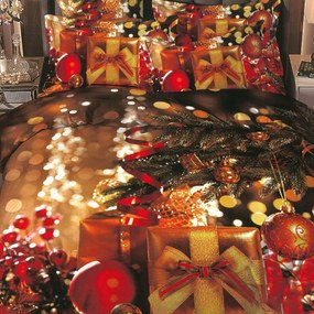 Obliečky Homa PAULA Christmas Eve 3-dielna sada 140x200 cm