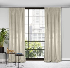 ZATEMŇOVACÍ ZÁVES NA PÁSKE ROSA 140X270 CM BÉŽOVÁ