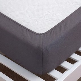 4Home jersey prestieradlo MAKO antracit, 90–100 x 200 cm, 90–100 x 200 cm