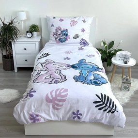 Bavlnené detské obliečky na jednolôžko 140x200 cm Lilo and Stitch - Jerry Fabrics