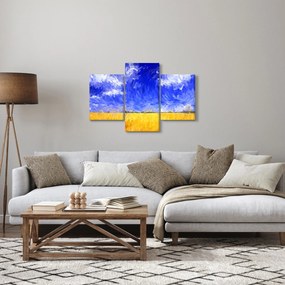 Obraz - Olejomaľba, Zlaté pole (90x60 cm)