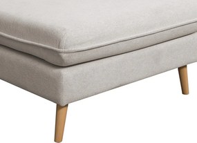 Rohová sedačka Salma, krémová látka, univerzálna pravá/ľavá