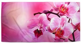 Sablio Uterák Kvety orchidey - 50x100 cm