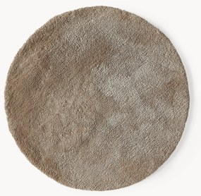 Okrúhly huňatý koberec's vysokým vlasom Leighton